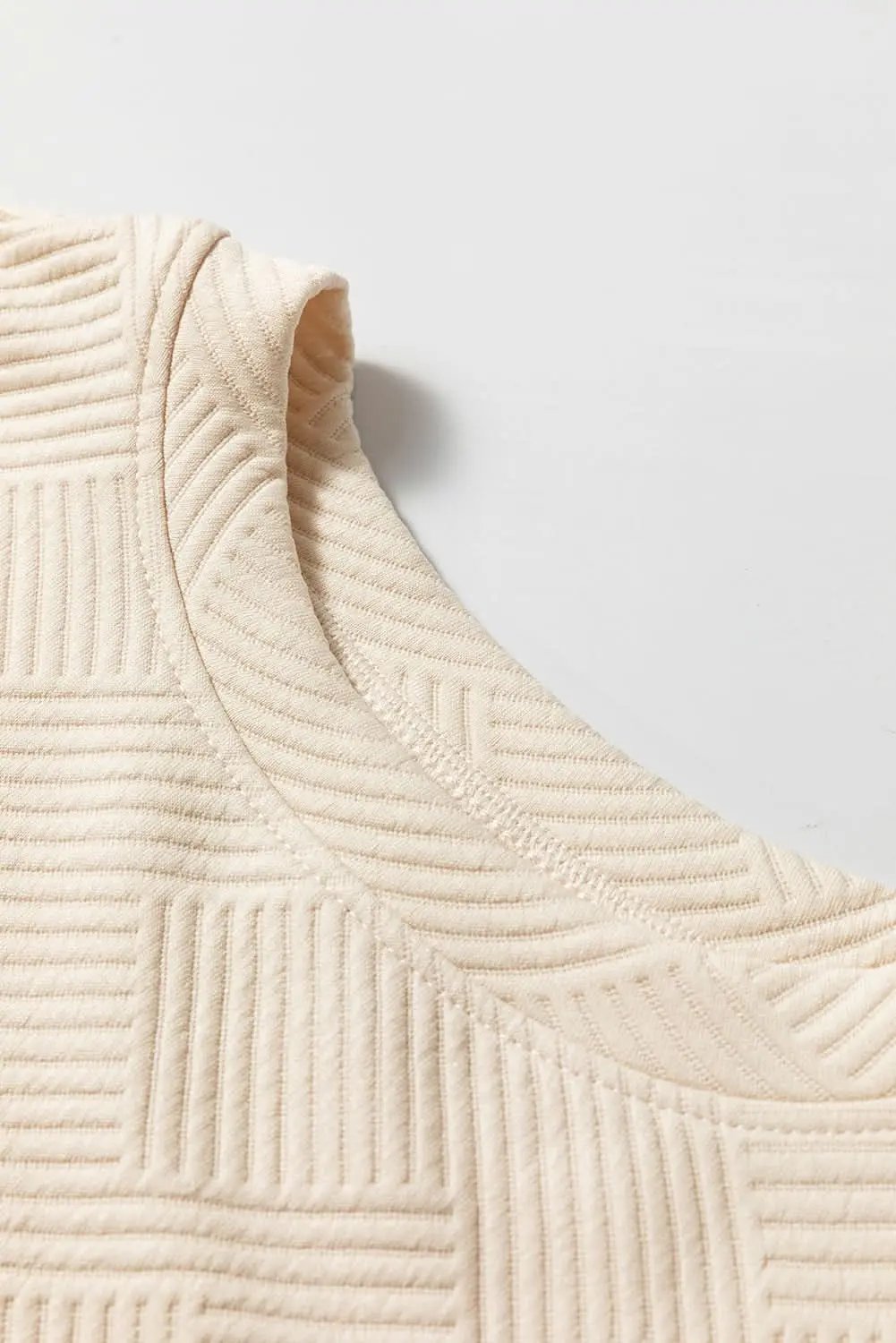 Love Salve White floral sleeve knit top