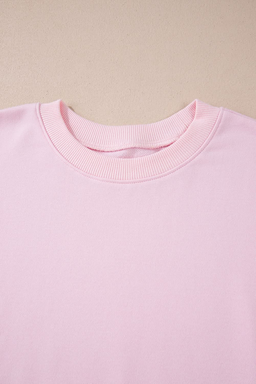 Love Salve Pink Batwing Women's Daily Sweatshirt: Winter Casual, Comfy Fit