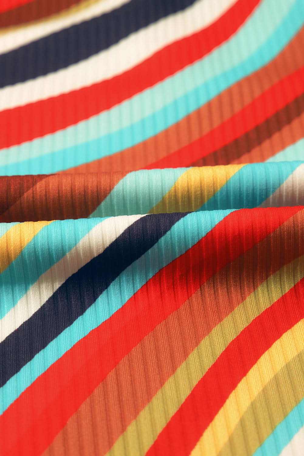 Tank Top - Ribbed Striped - Casual Summer Style