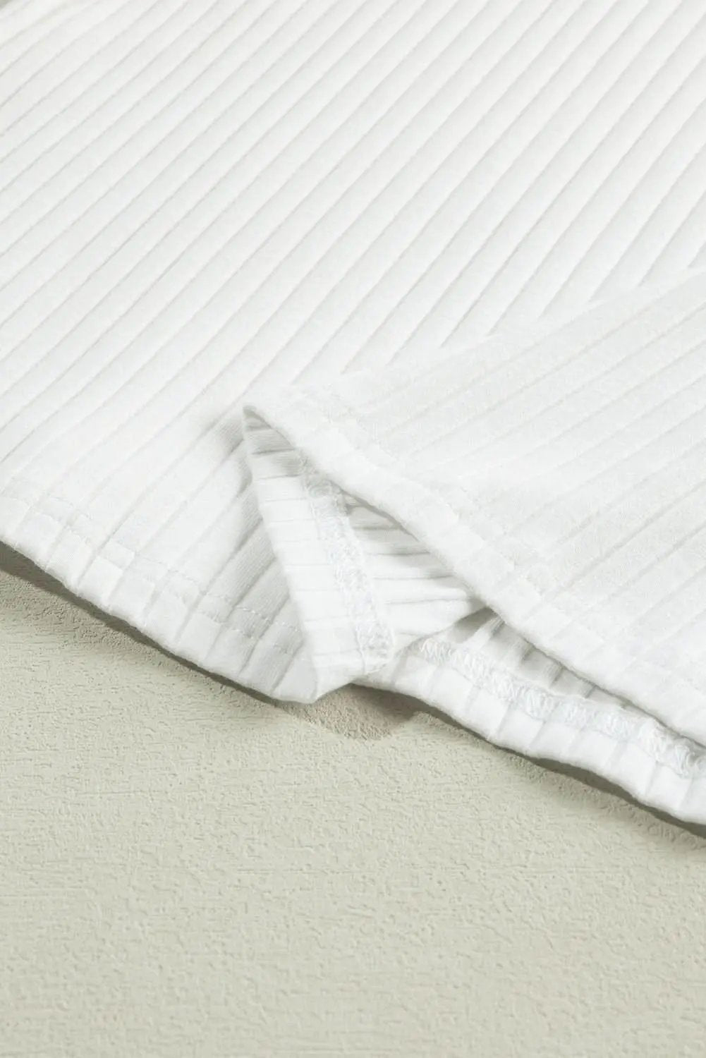 Love Salve Ribbed Color Block Tee Women's Casual T-Shirt Summer Essential