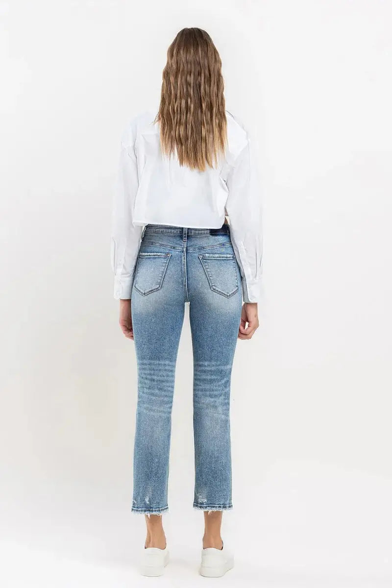Jeans - High Rise Comfort Fit - Slim Straight