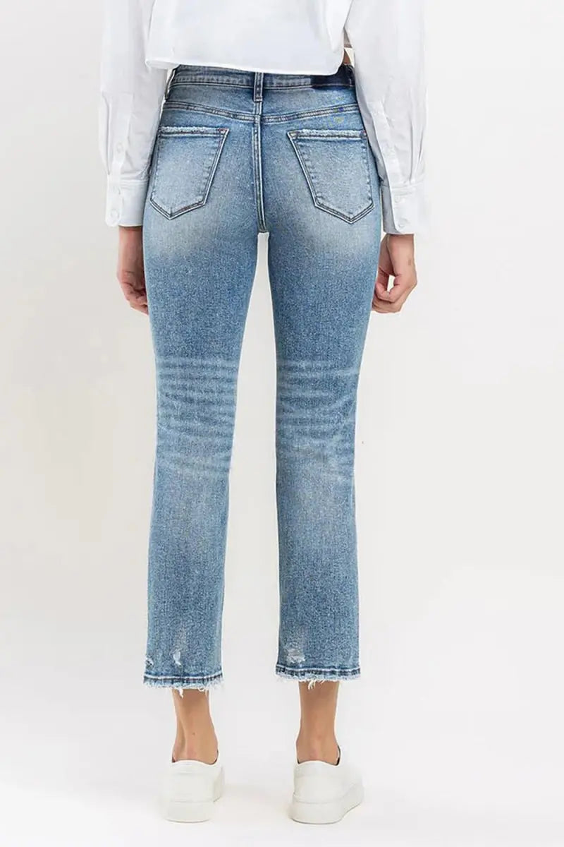 Jeans - High Rise Comfort Fit - Slim Straight