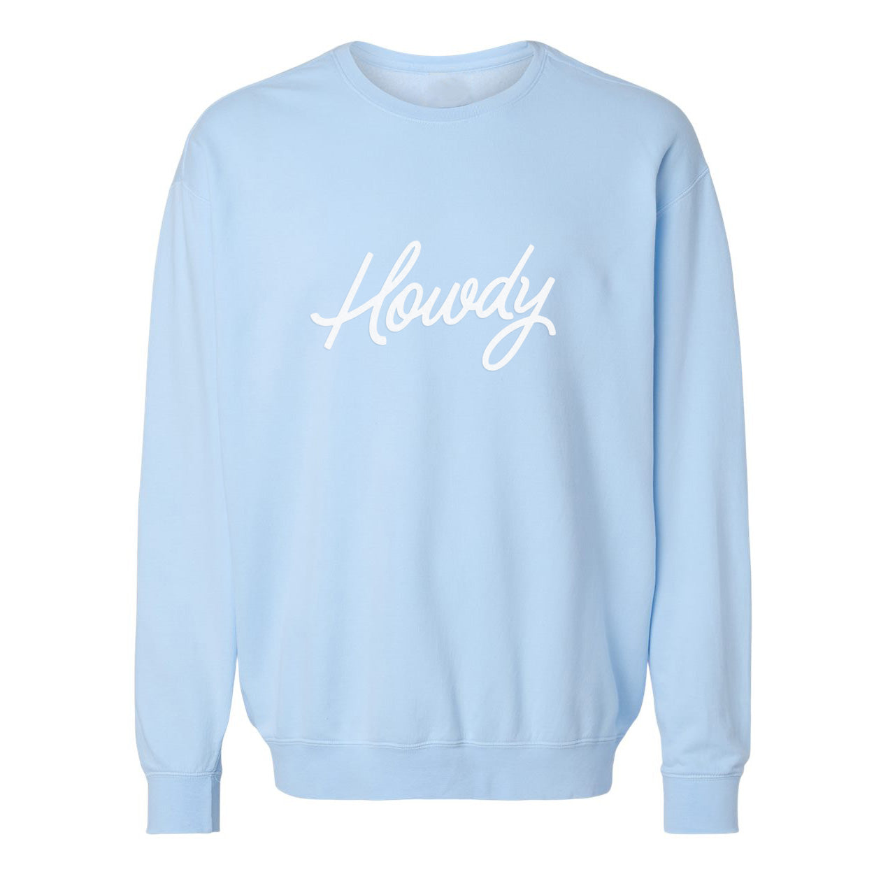 Howdy Cursive Washed Sweatshirt
