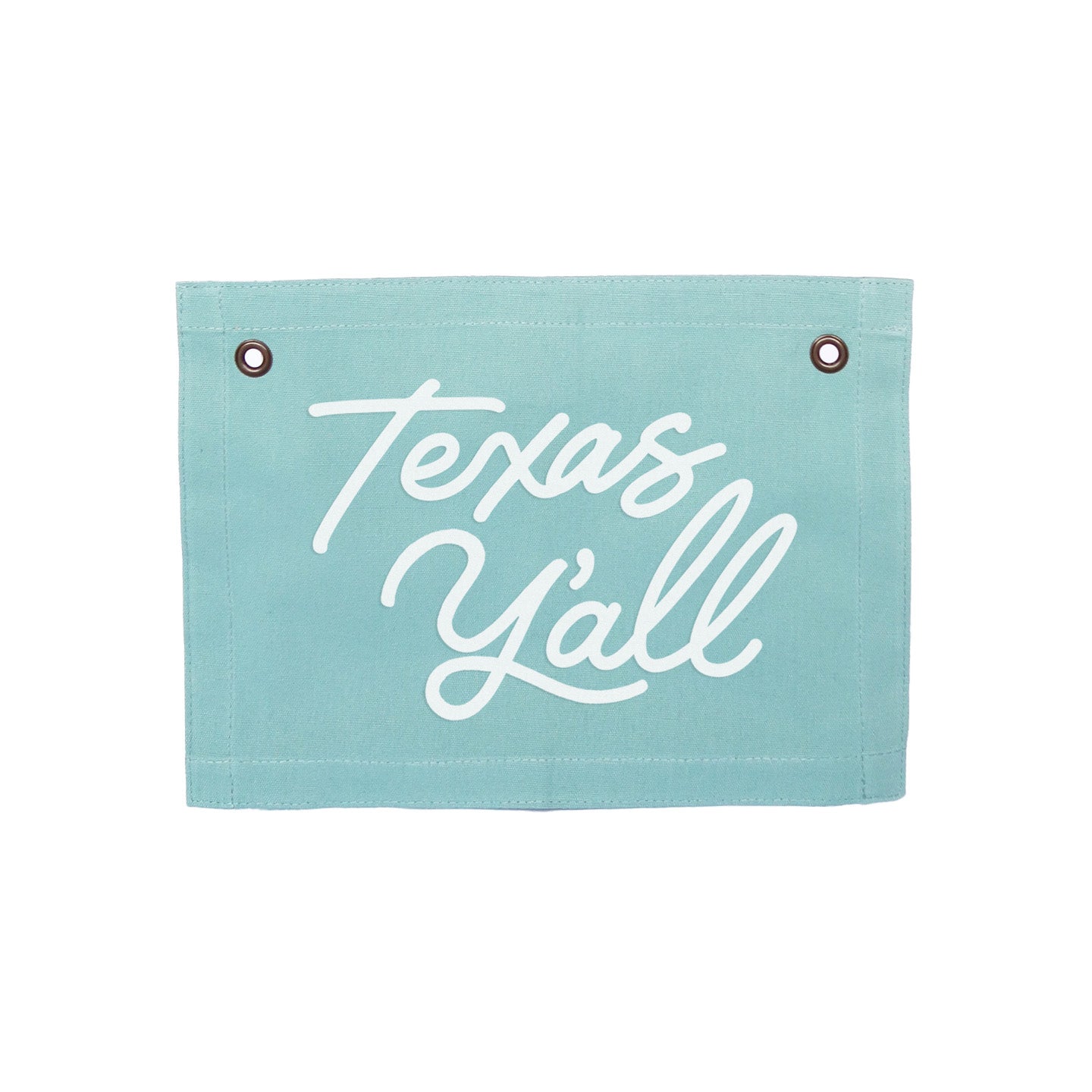 Texas Y'all Small Canvas Flag