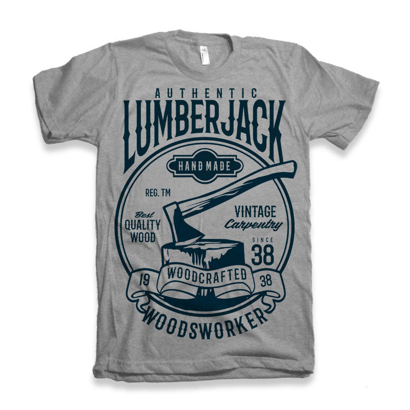 LumberJack Men's Bamboo Viscose/Organic Cotton Short Sleeve Graphic T-Shirt