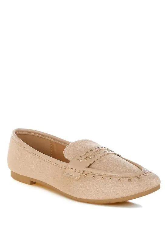 Rag Company Lumina Penny Strap Studded Loafers - Elegant Style Footwear