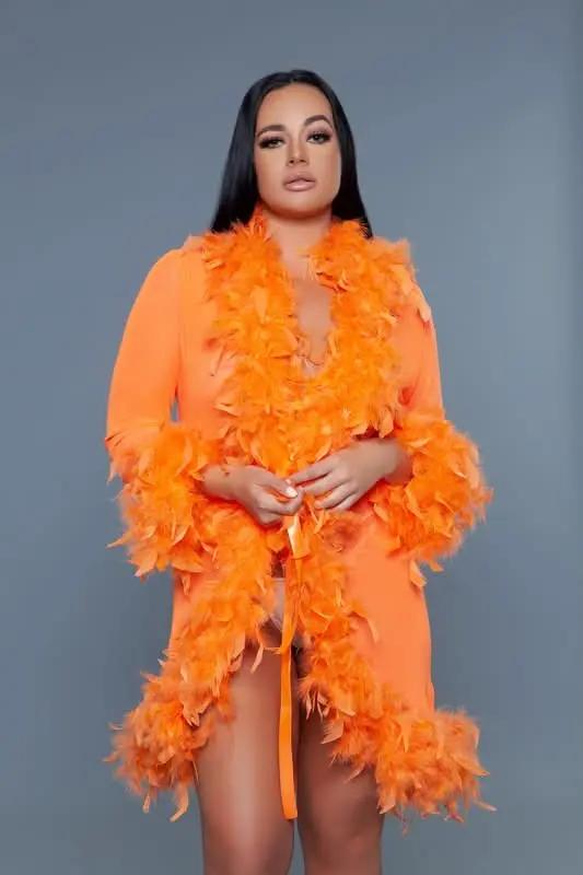 Premium BE WICKED Lux Robe - Elegant White, One Size Fits Most, Comfortable & Stylish Loungewear