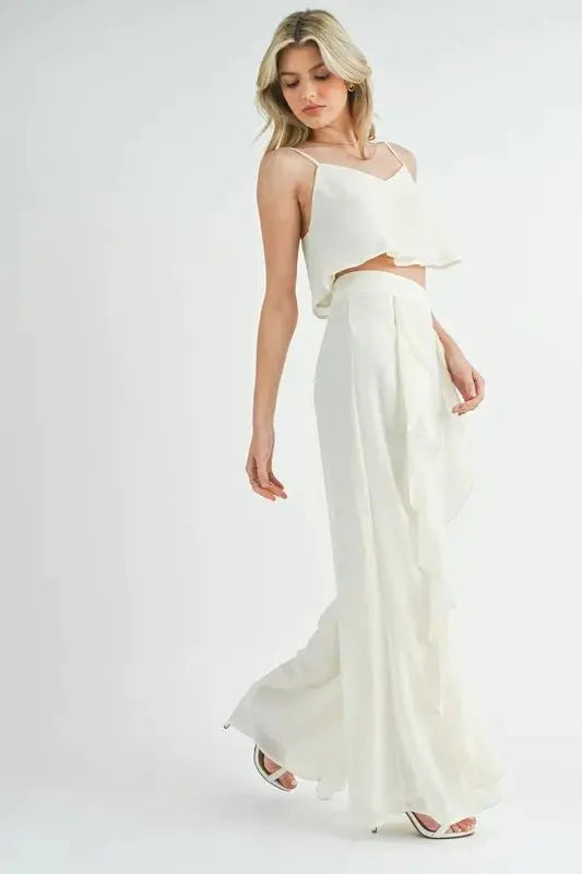 Women's Crop Cami Set - Two Piece - MABLE Style