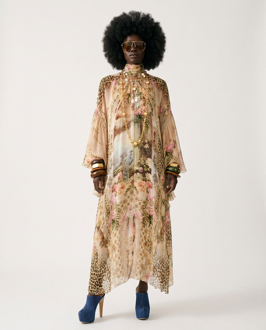 Wanderlust Printed Loose Maxi Dress