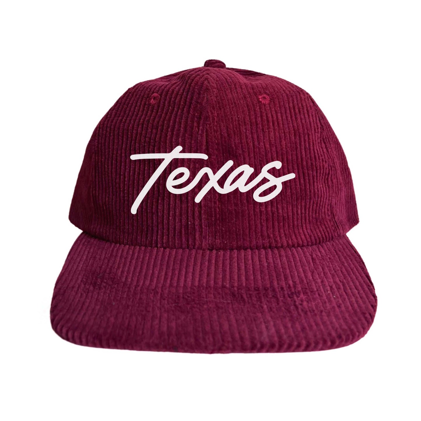 Texas Cursive Corduroy Cap