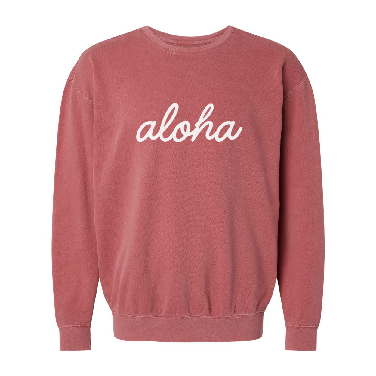 Aloha Cursive Washed Sweatshirt
