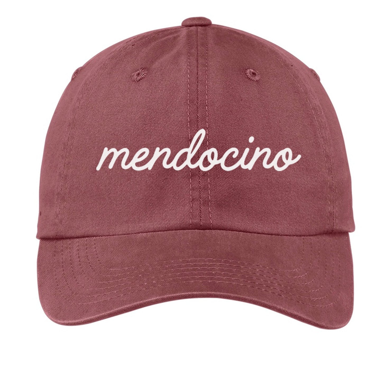 Mendocino Cursive Baseball Cap