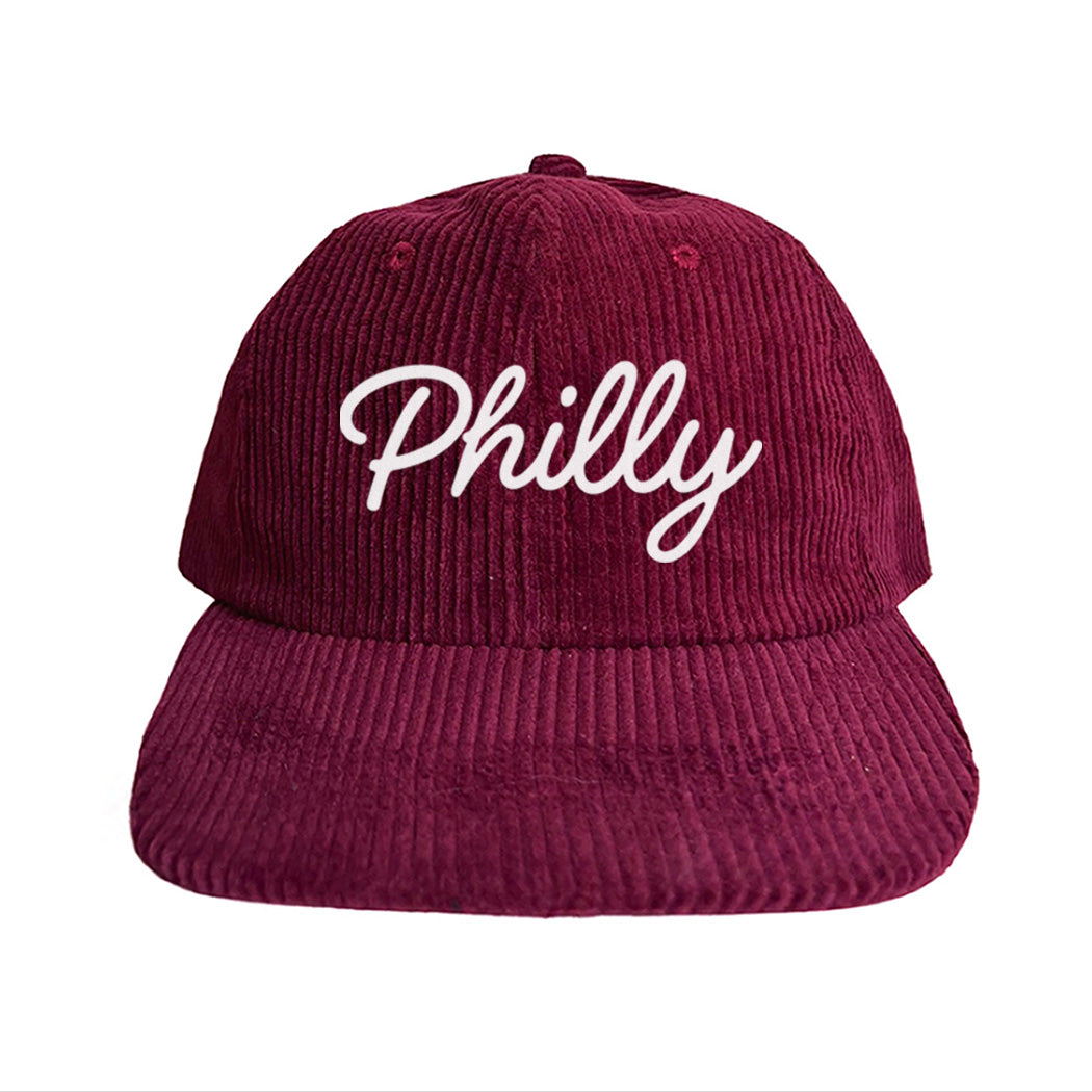 Philly Cursive Corduroy Cap