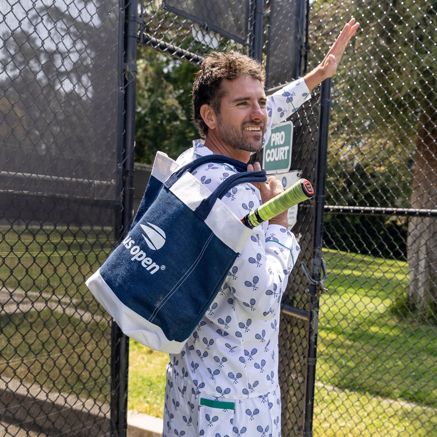 Men's Tennis Navy Sleep Shorts