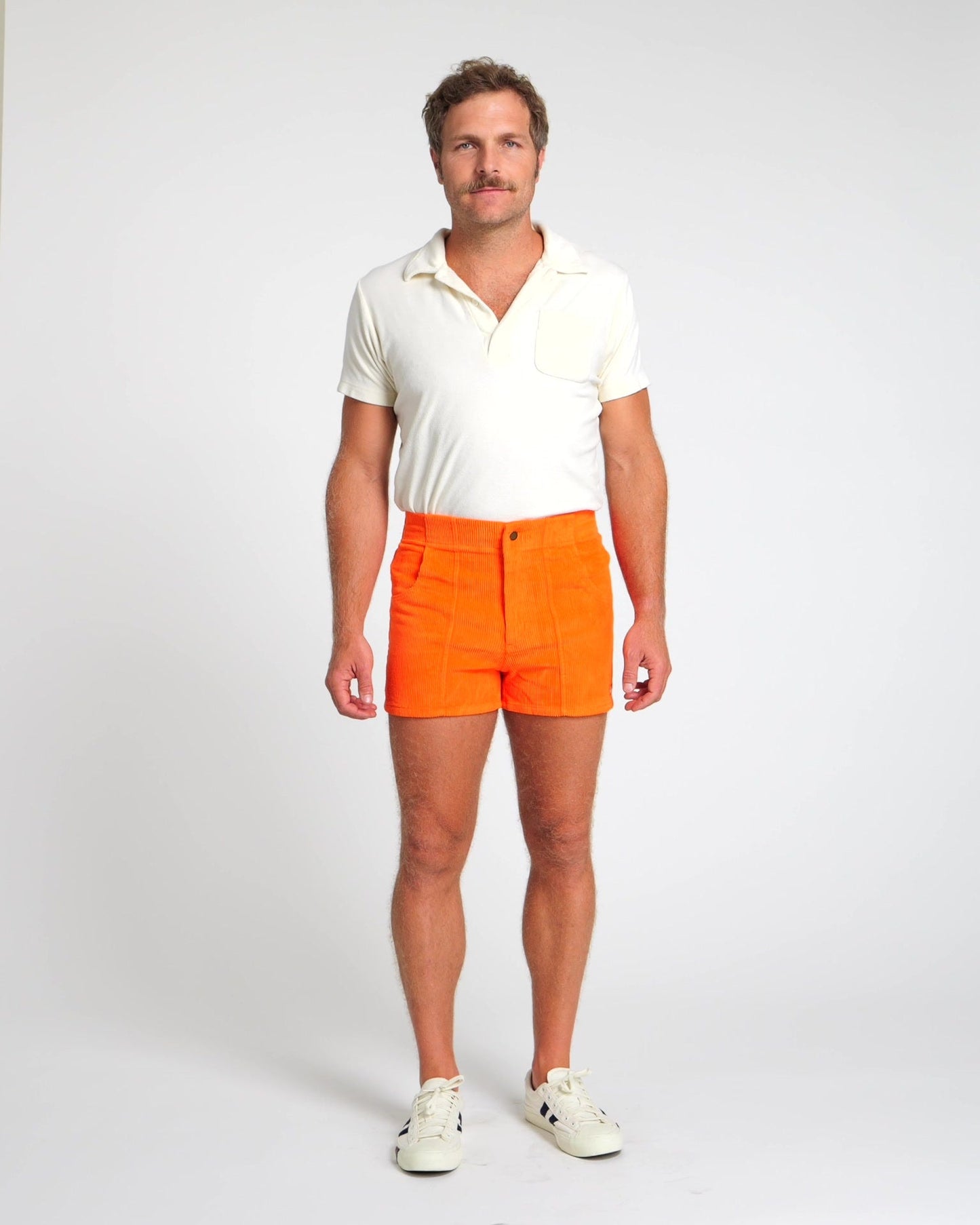 Men's Terry Polo (Cream)