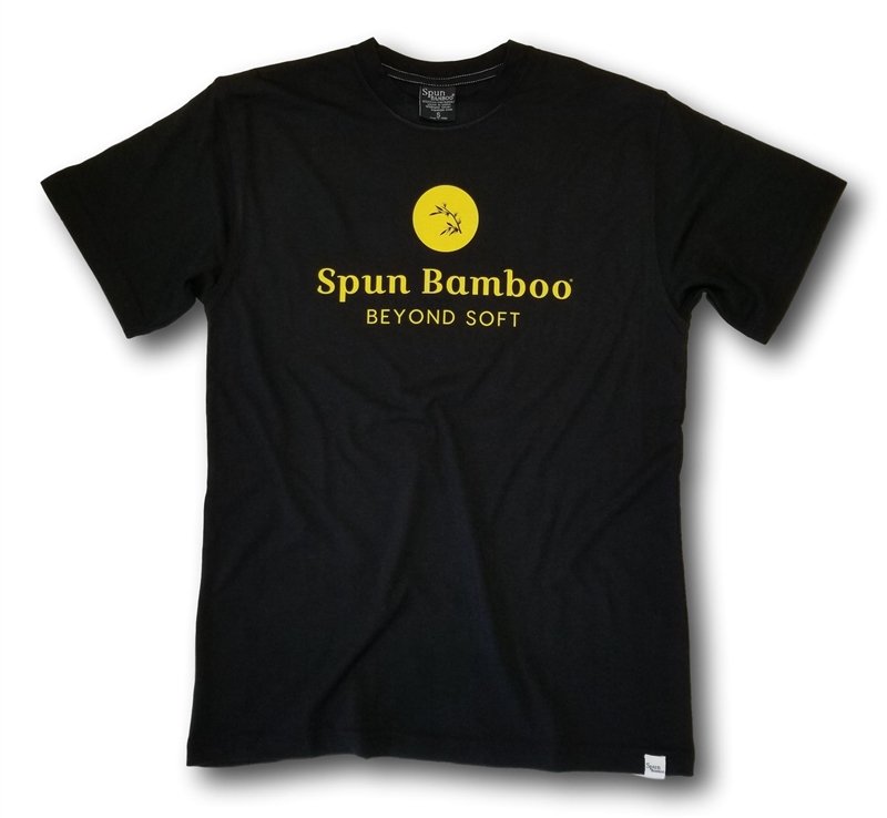 Men's Spun Bamboo Viscose/Organic Cotton Logo T-Shirt