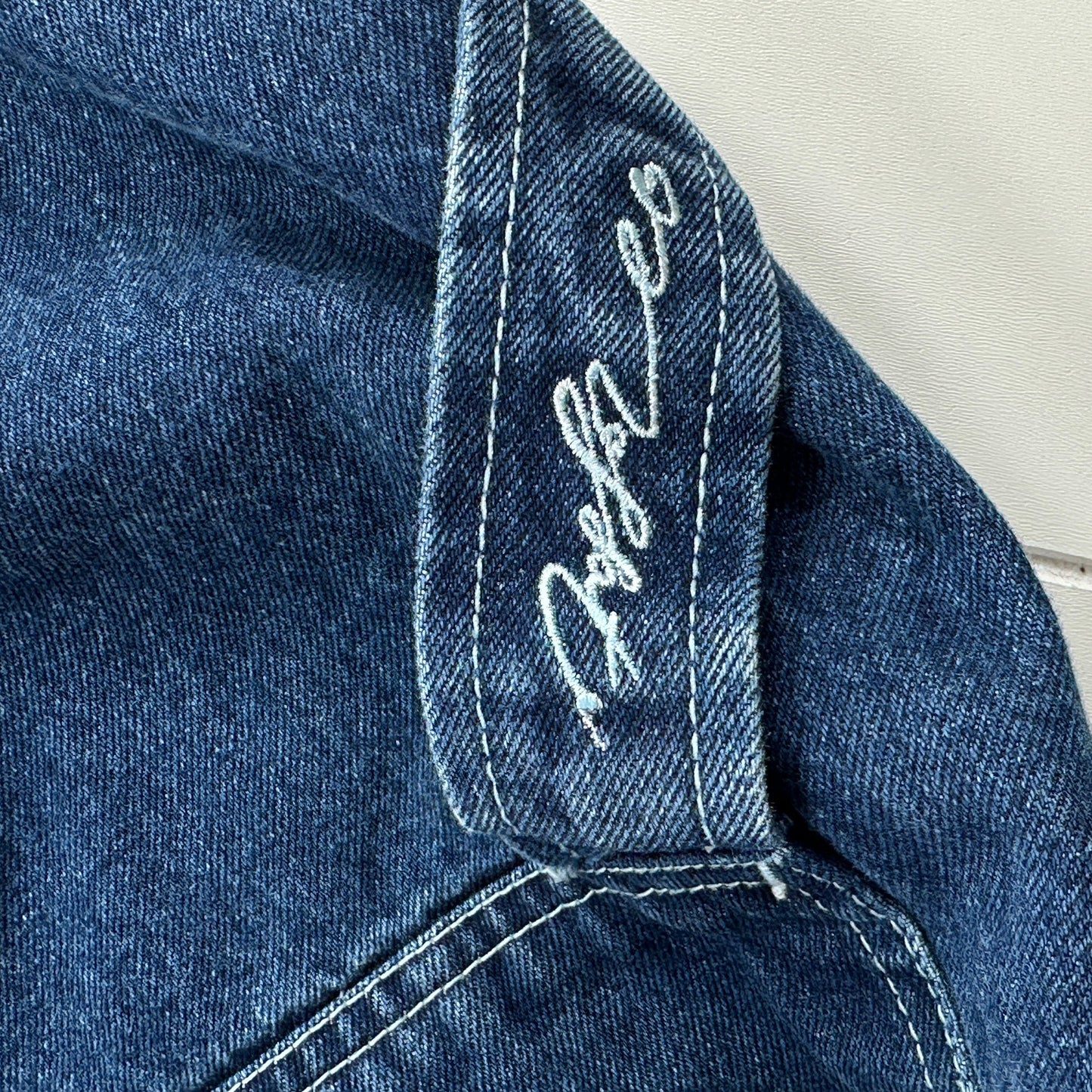 Moffat Vintage Denim Baggy Carpenter Shorts - Waist Measures 36"
