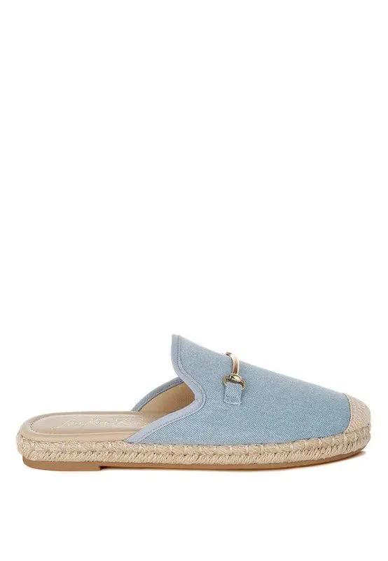 Rag Company Midori Denim Slip-On Mules - Casual Summer Style Footwear