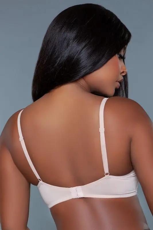 Premium BE WICKED Miss Me Nude Wireless Seamless T-Shirt Bra, 34A - Comfort Fit