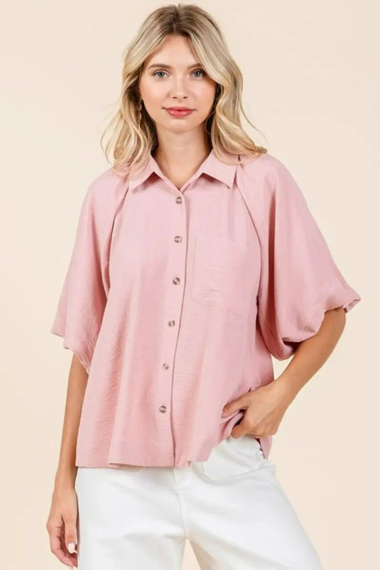 Women's Shirt - Airflow Lightweight Short Sleeve - Casual Button Down