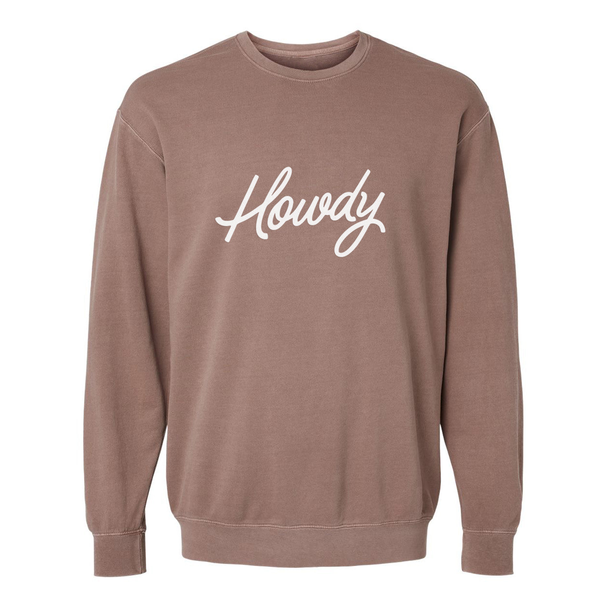 Howdy Cursive Washed Sweatshirt