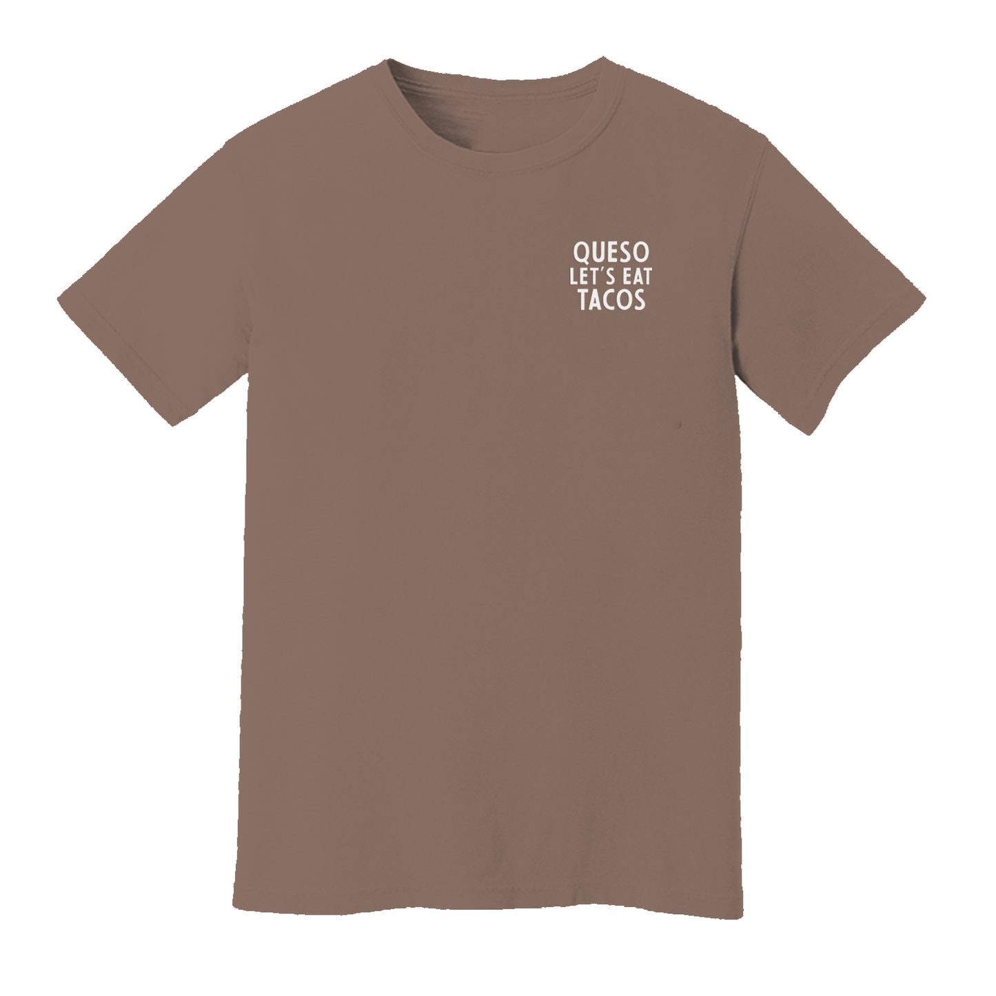Queso Let's Eat Tacos Washed Tee