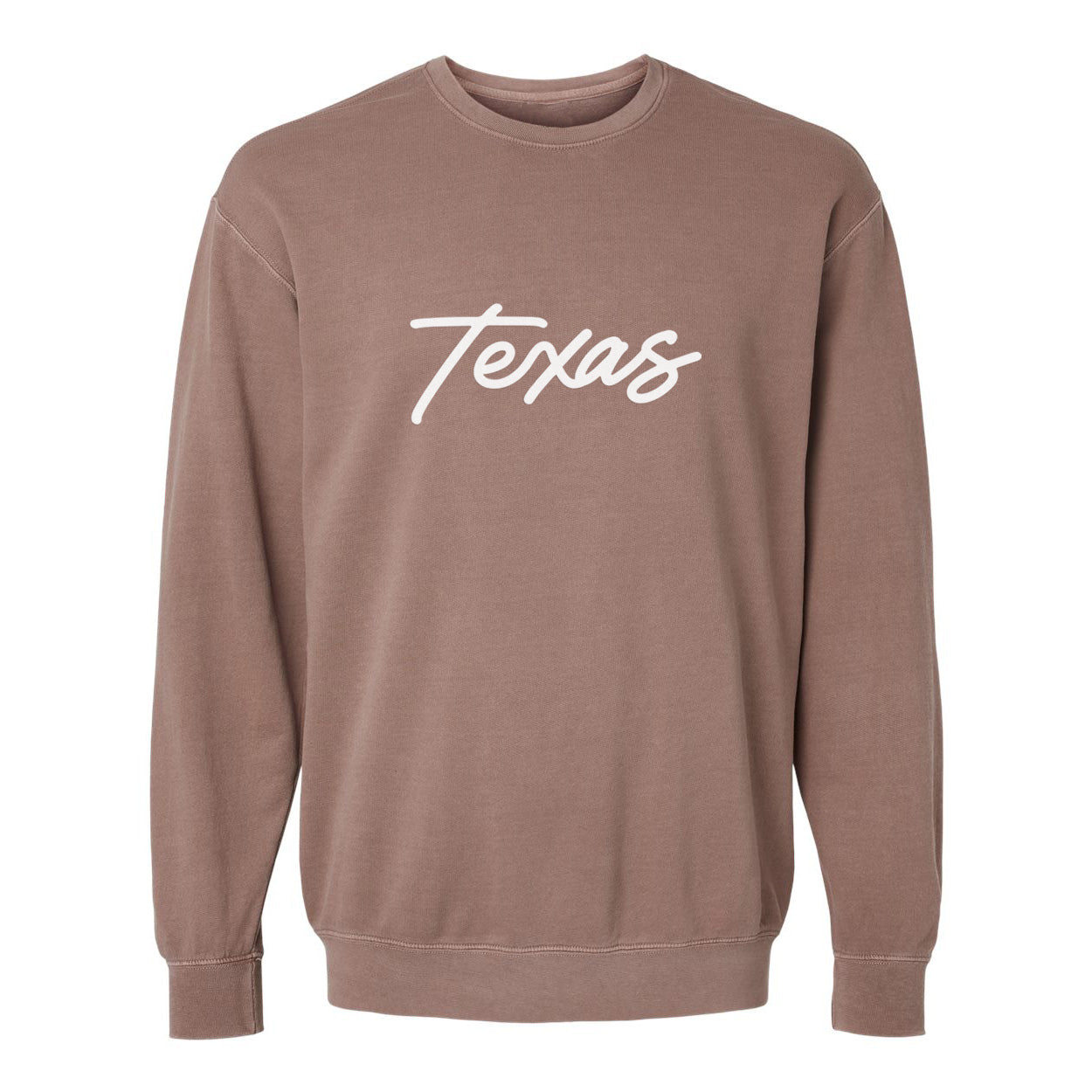 Texas Cursive Washed Sweatshirt