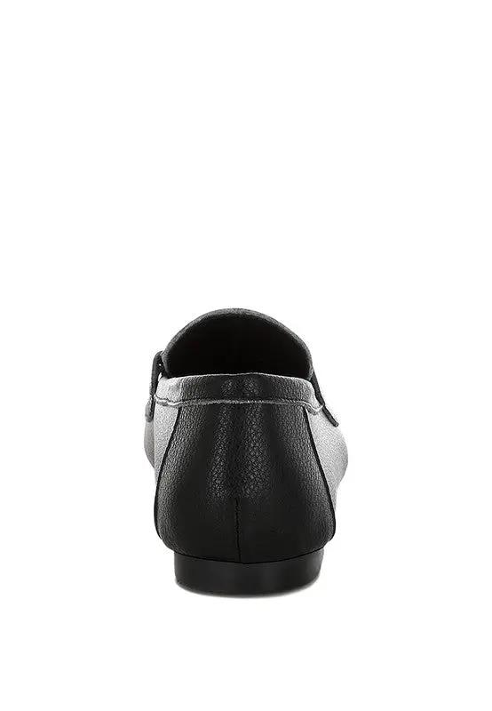 Rag Company Modaha Horsebit & Embellished Real Leather Women's Loafers