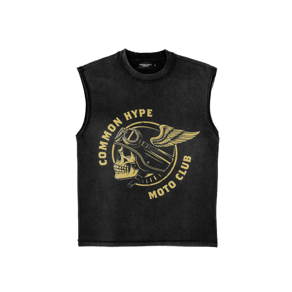 Common Hype Motor Club Cutoff Black