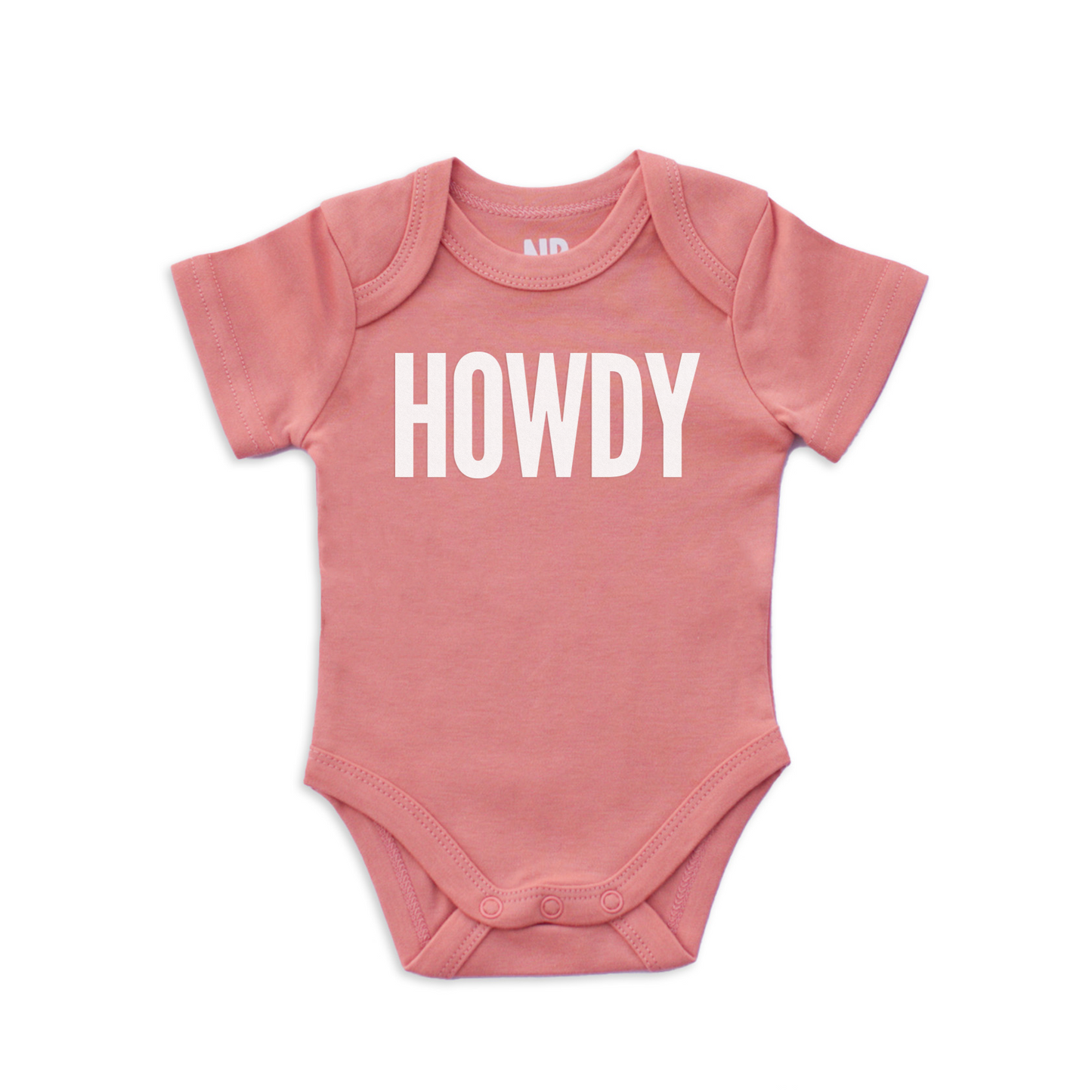 HOWDY Bold Onesie