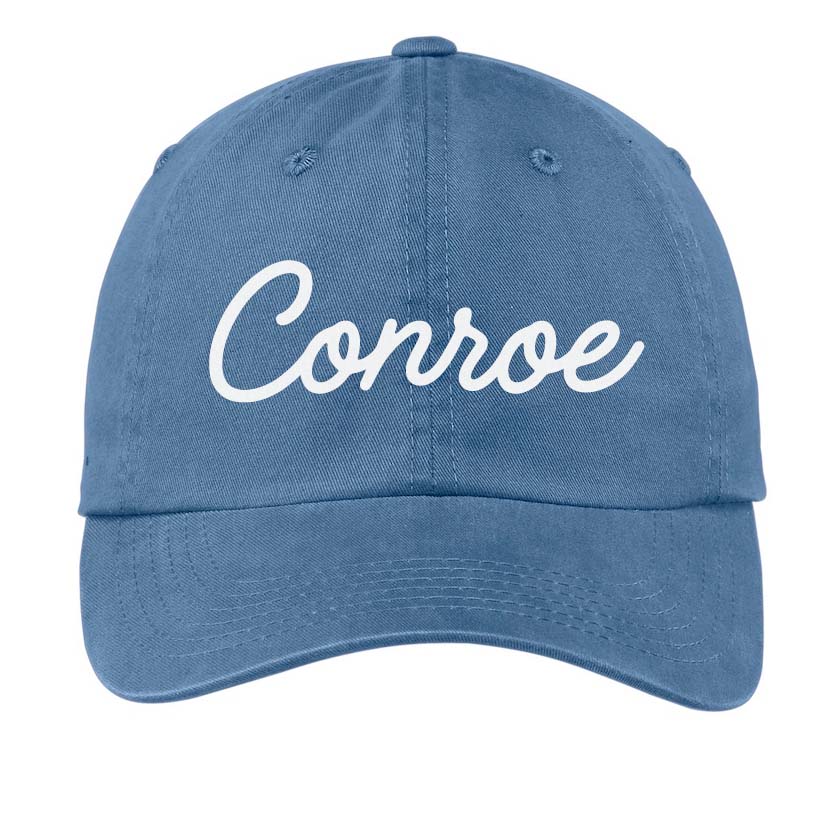 Conroe Cursive Baseball Cap