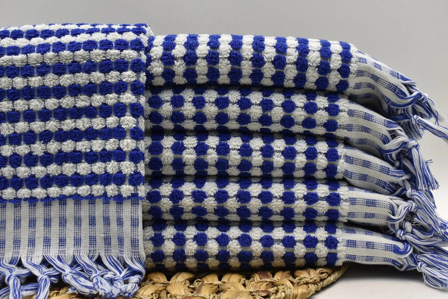 Hand Towel - Bubble Terry - Navy