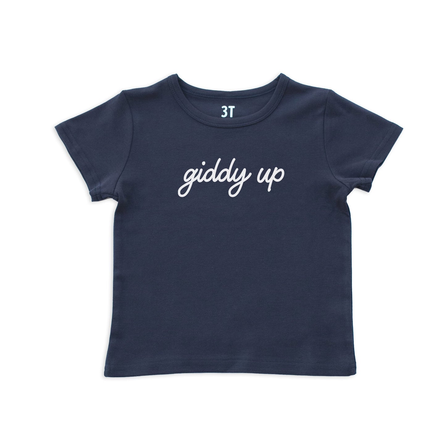 Giddy Up Cursive Kids Tee