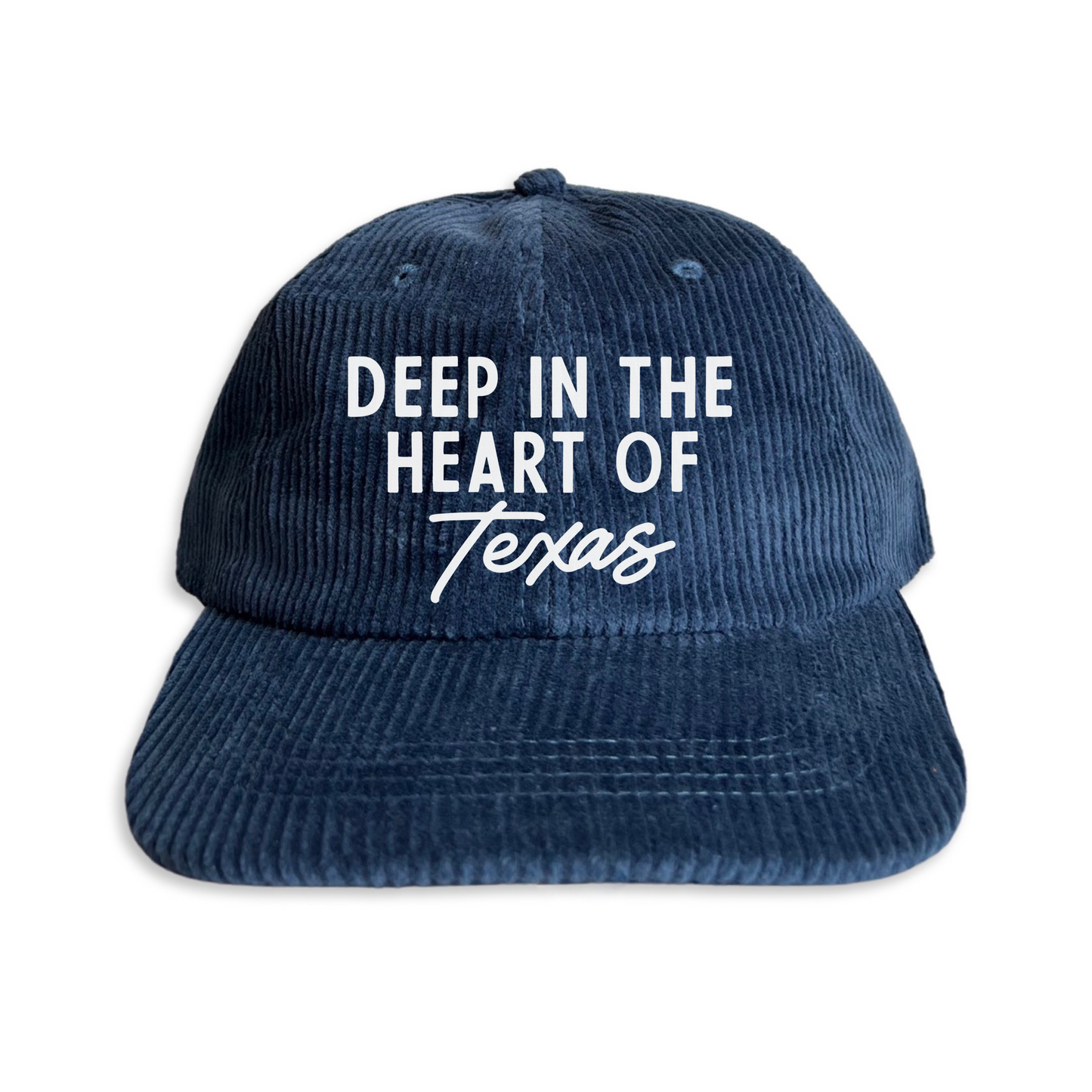 Deep in the Heart of Texas Corduroy Cap