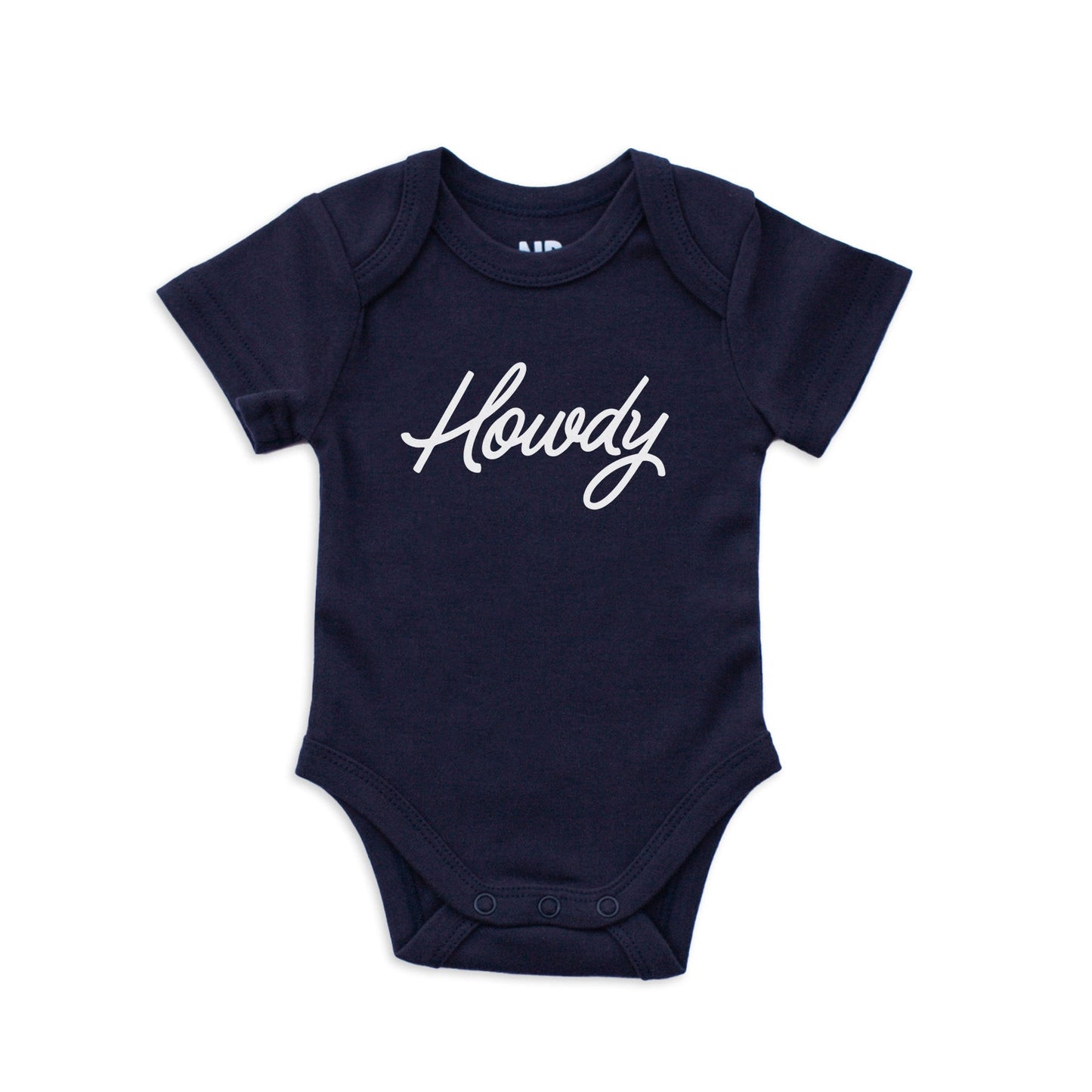 Howdy Cursive Onesie