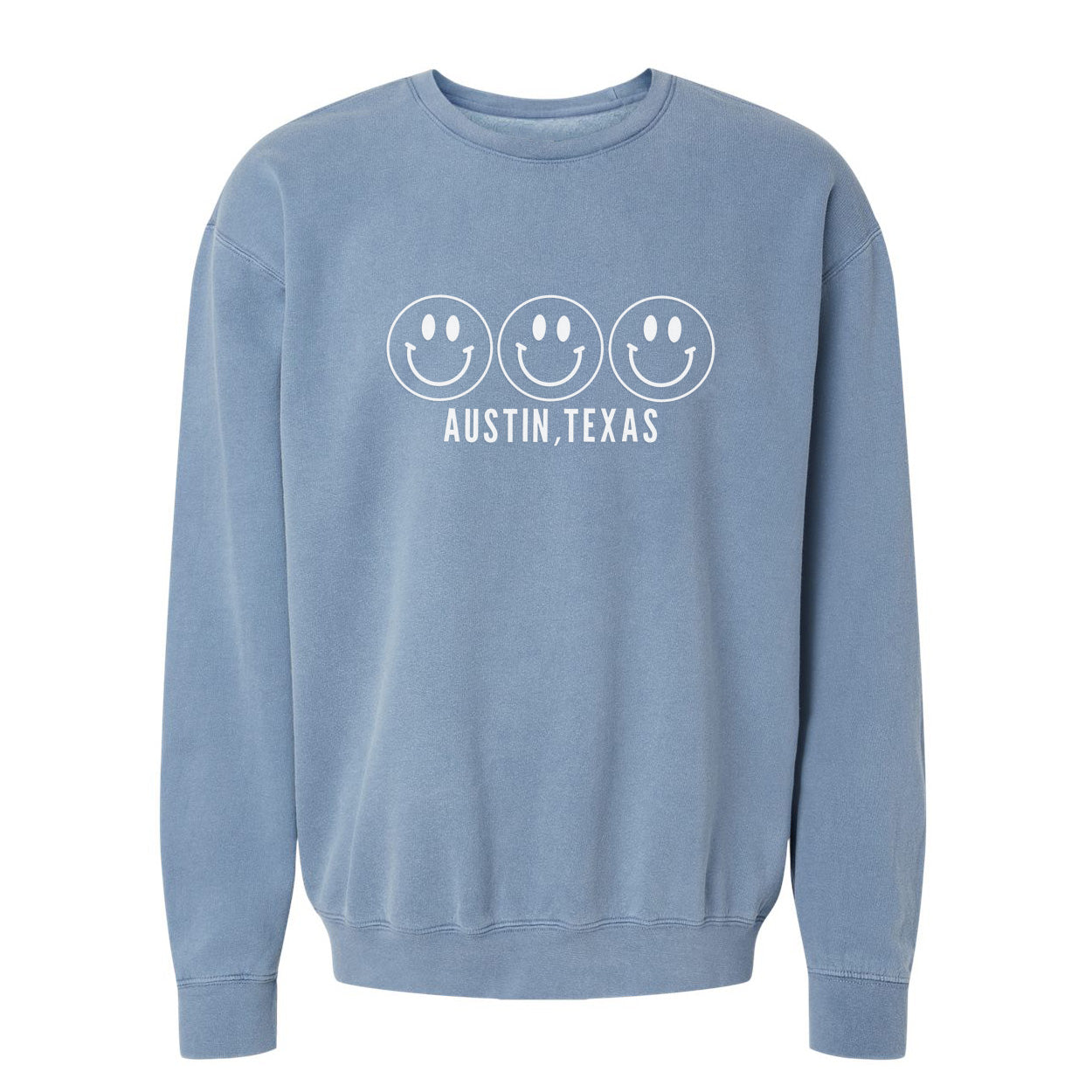 Smile Austin Texas Washed Sweatshirt