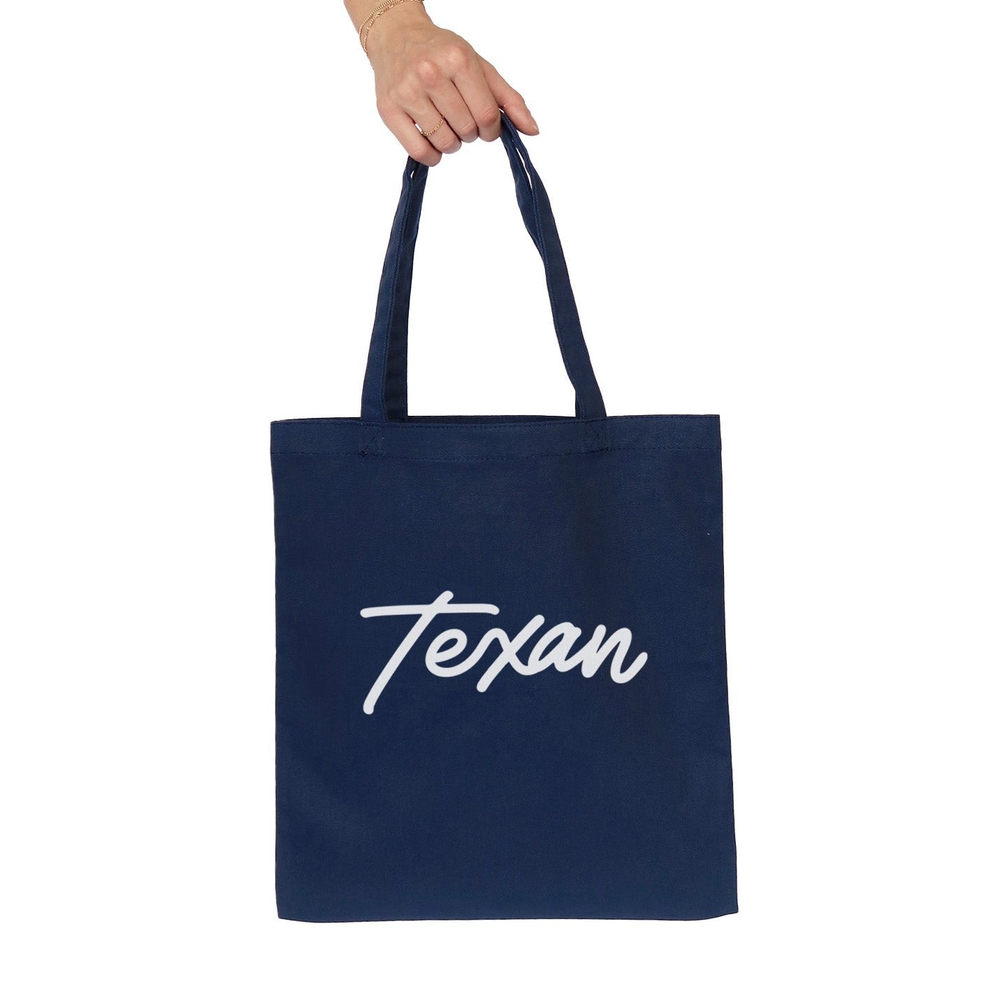 Texan Cursive Tote Bag