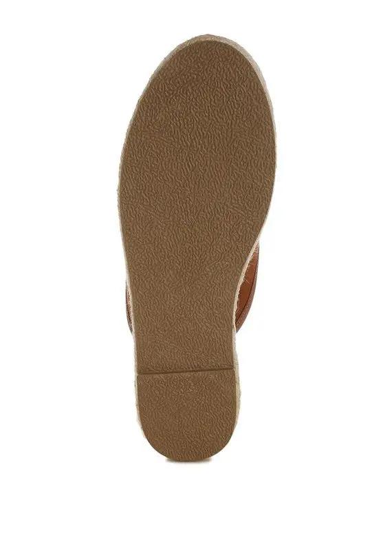 Rag Company Nazaya Horsebit Detail Espadrilles Mules for Women