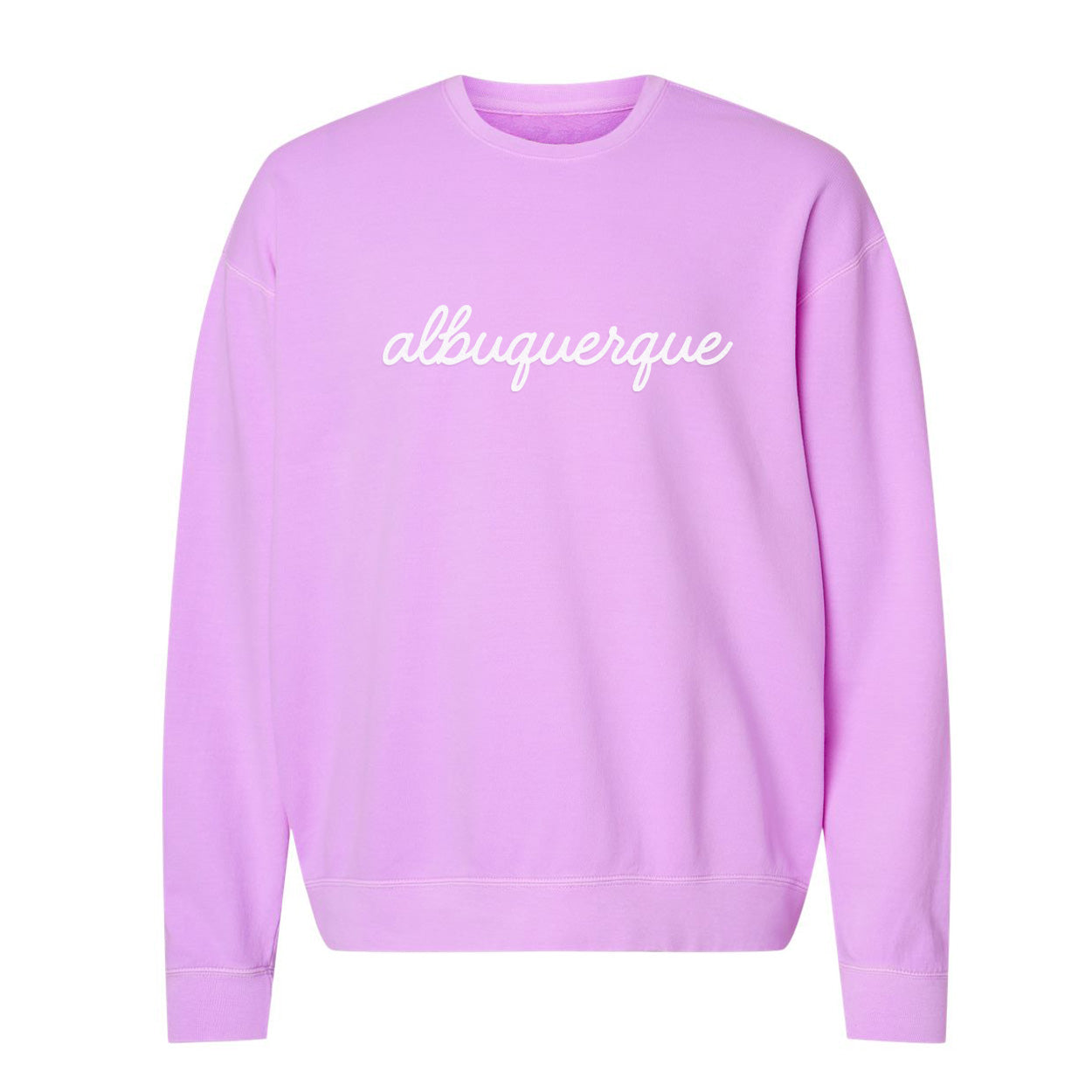 Albuquerque Cursive Washed Sweatshirt