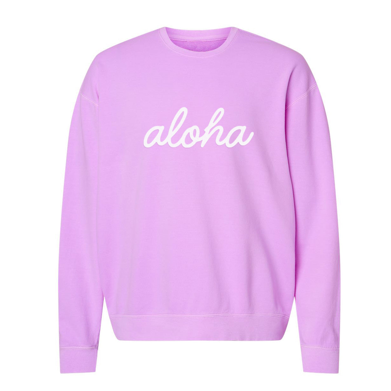 Aloha Cursive Washed Sweatshirt