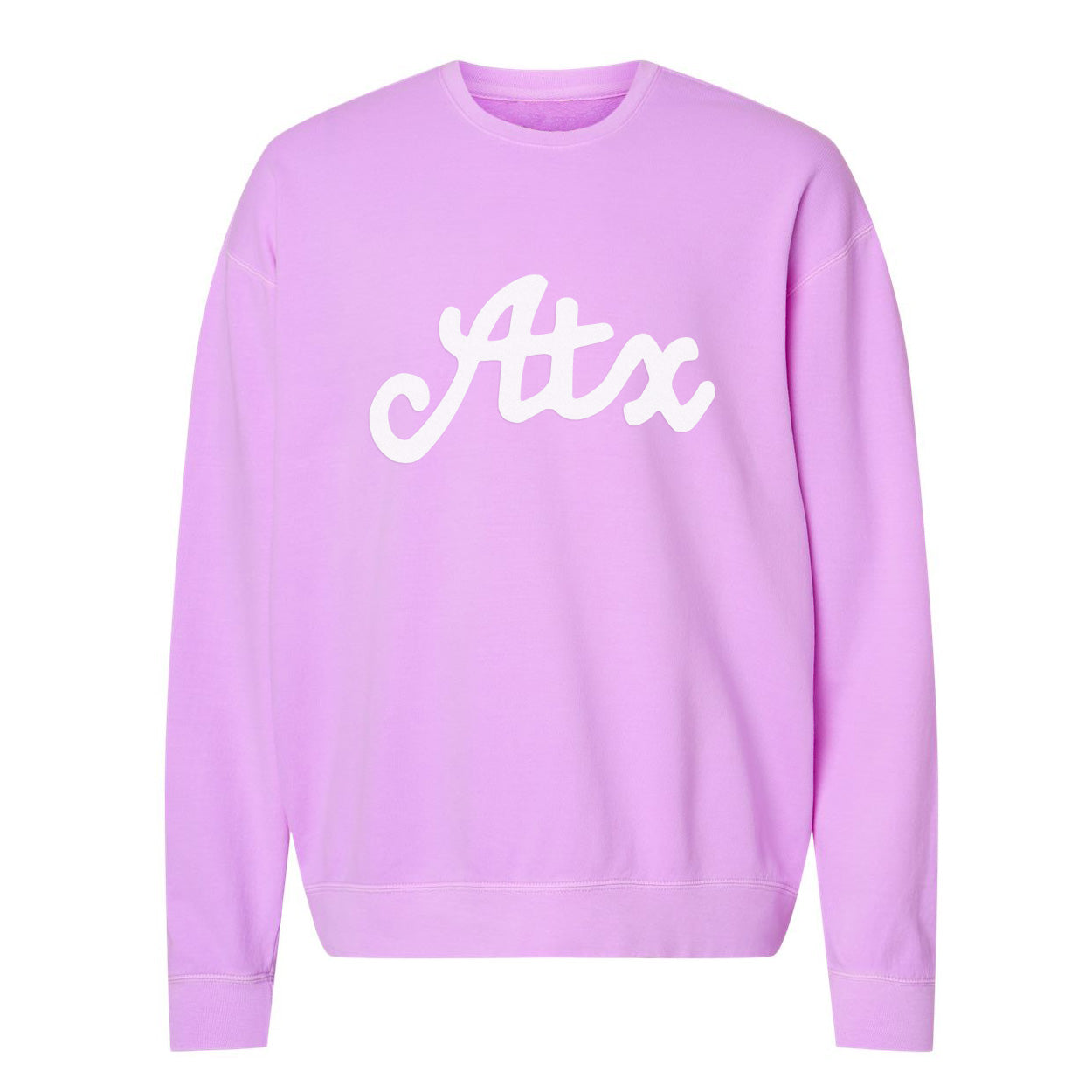 Atx Cursive Washed Sweatshirt