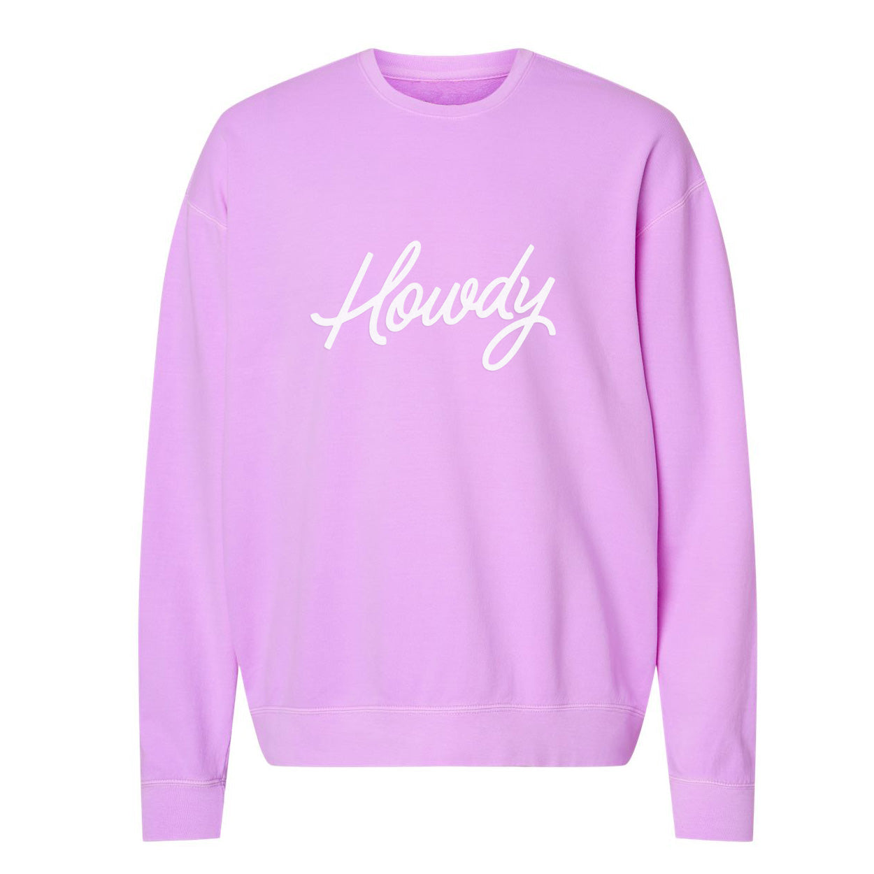 Howdy Cursive Washed Sweatshirt