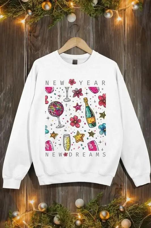 Color Bear Graphic Fleece Sweatshirt Unisex Everyday Comfy Pullover