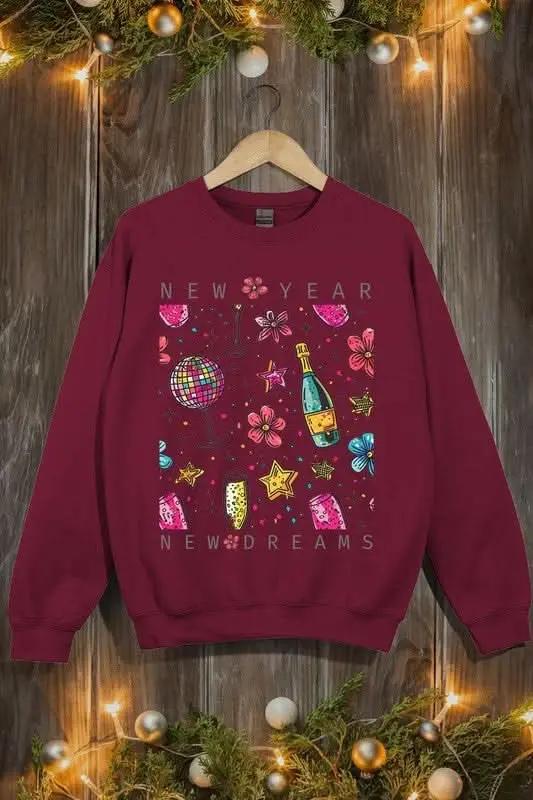 Color Bear Graphic Fleece Sweatshirt Unisex Everyday Comfy Pullover