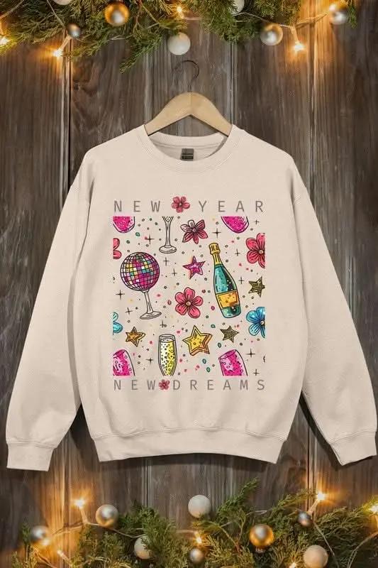 Color Bear Graphic Fleece Sweatshirt Unisex Everyday Comfy Pullover