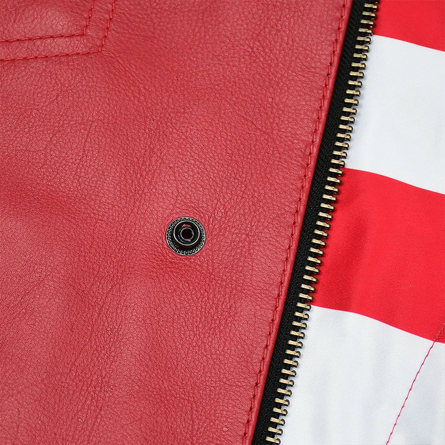 Patriot Rebel Men's Motorcycle Leather Vest