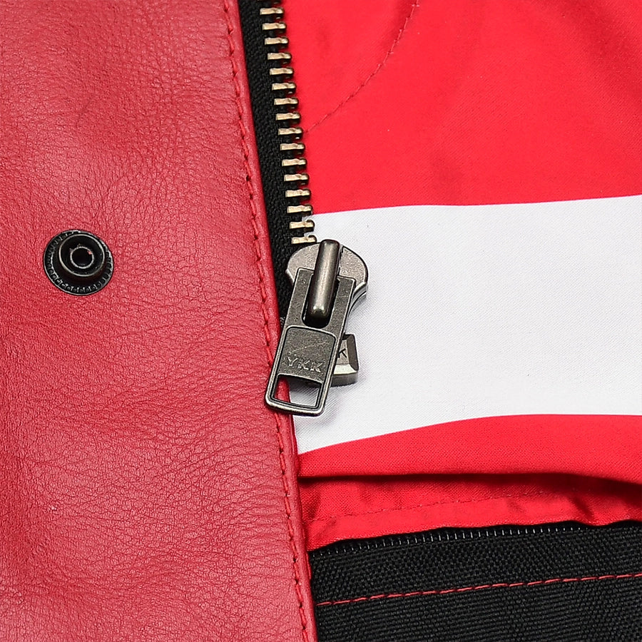 Patriot Rebel Men's Motorcycle Leather Vest