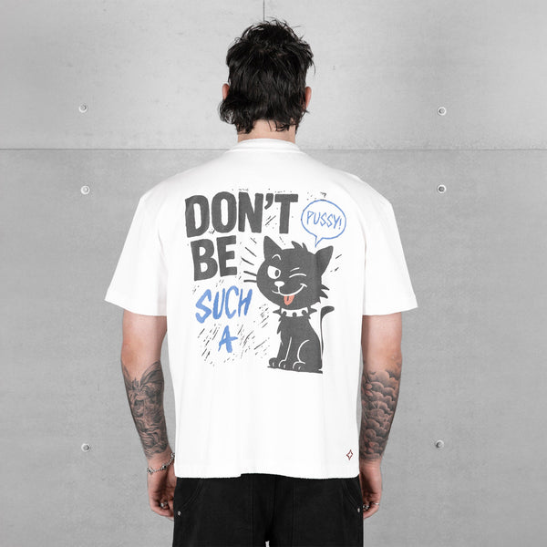 Commons No Mercy Kitten Tee White