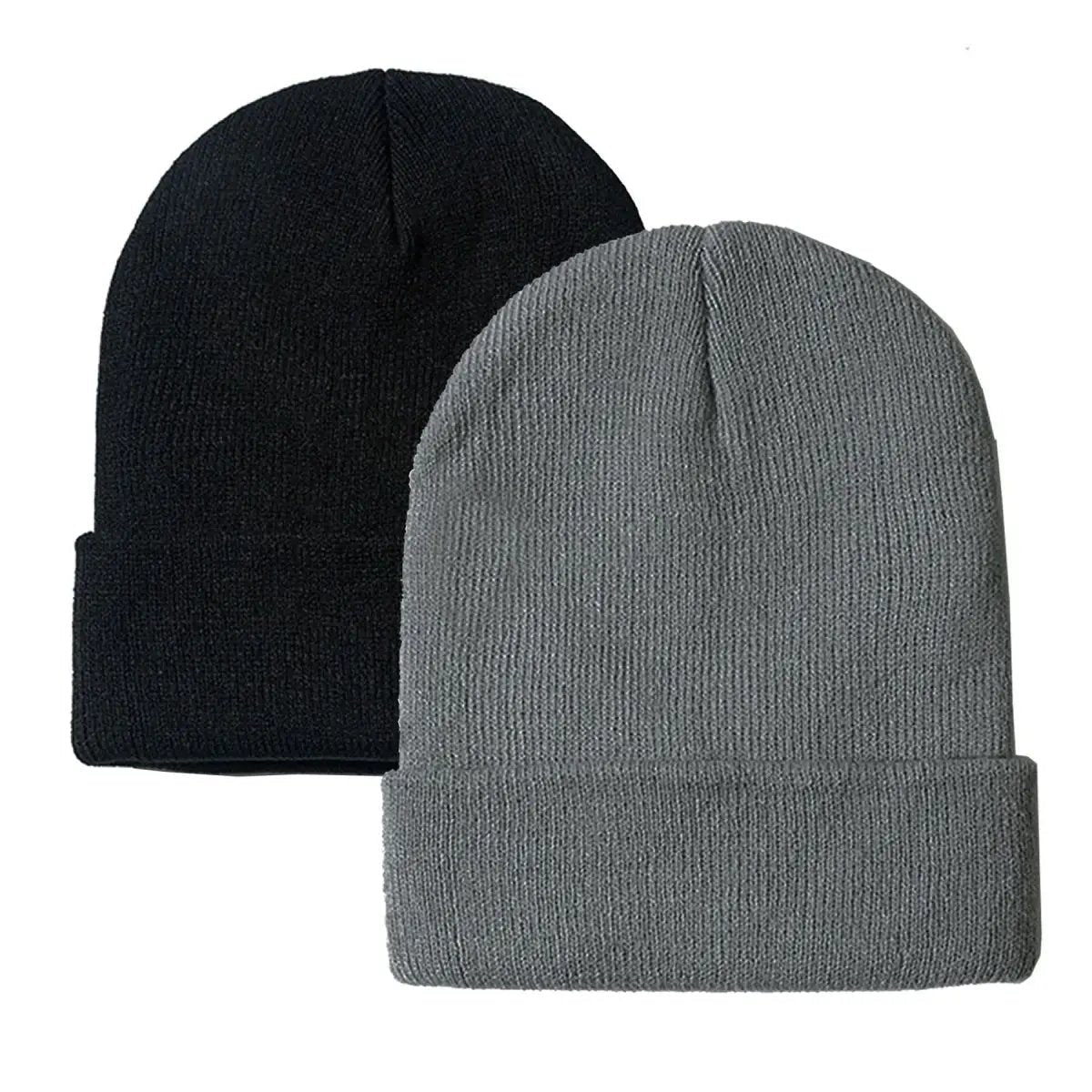 Knit Beanie - Warm Winter Headwear - Unisex & Stylish