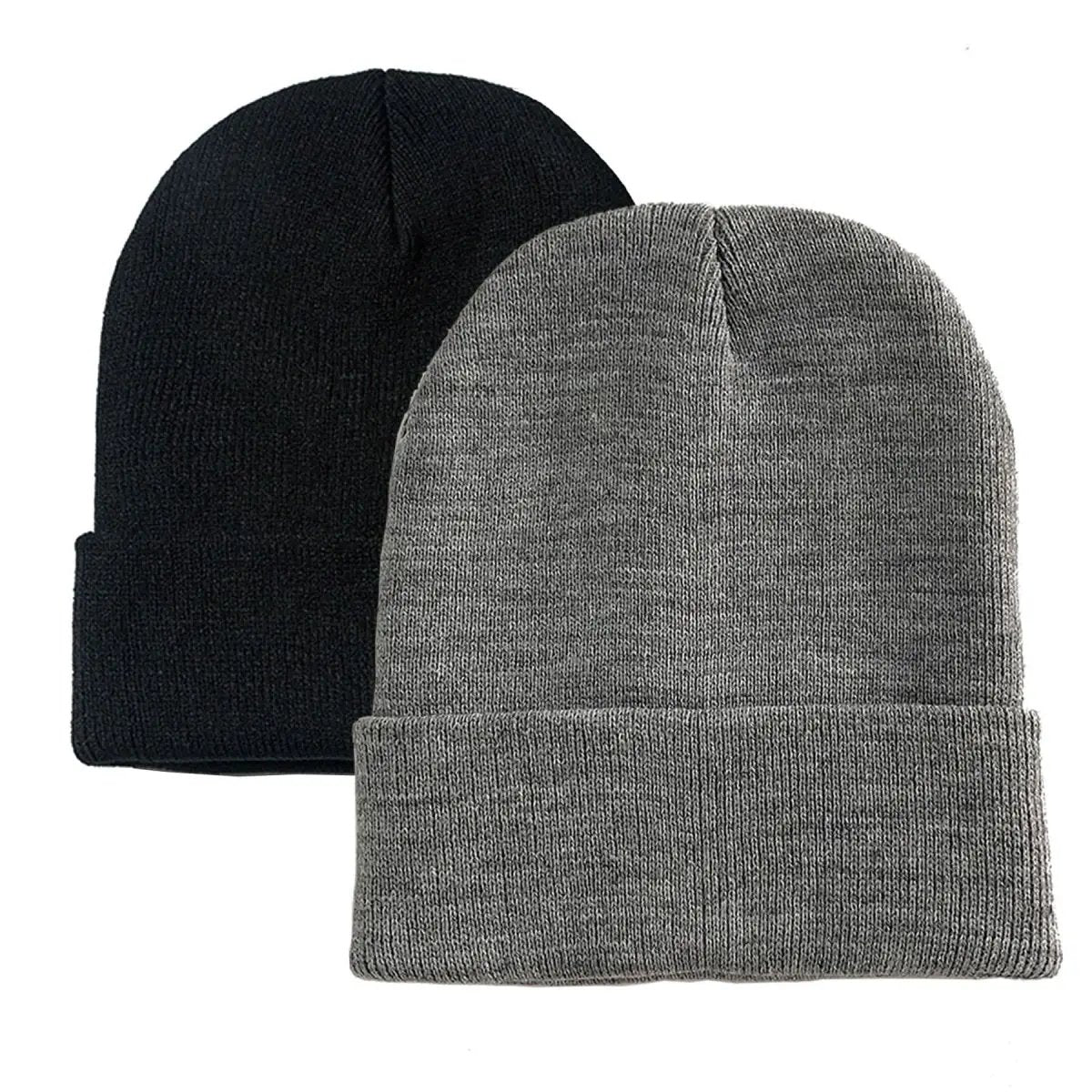 Knit Beanie - Warm Winter Headwear - Unisex & Stylish